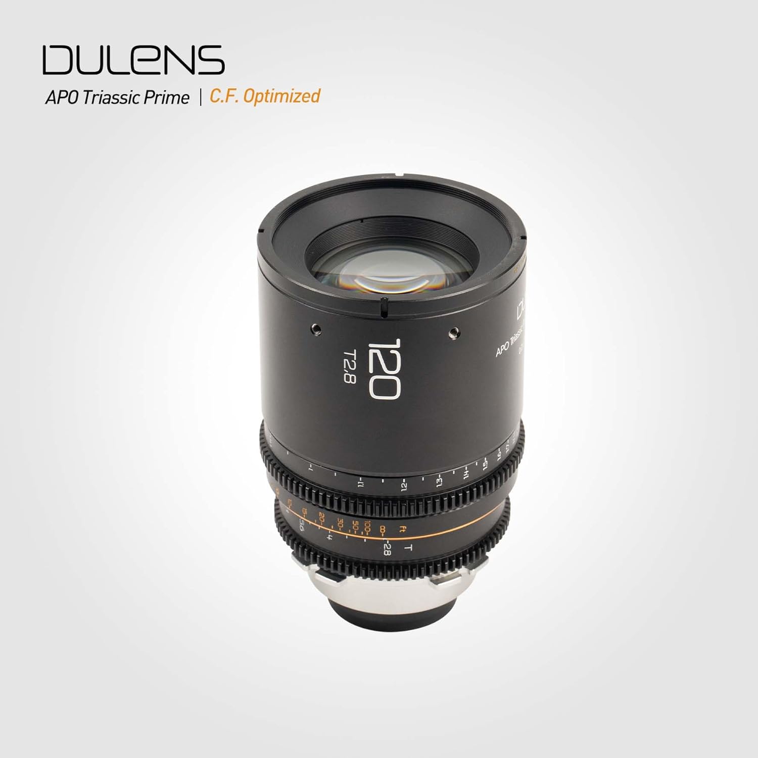 DULENS APO Triassic Prime Lens T2.8 Cine Lens Large Aperture Manual Focus (120mm) - Image 3