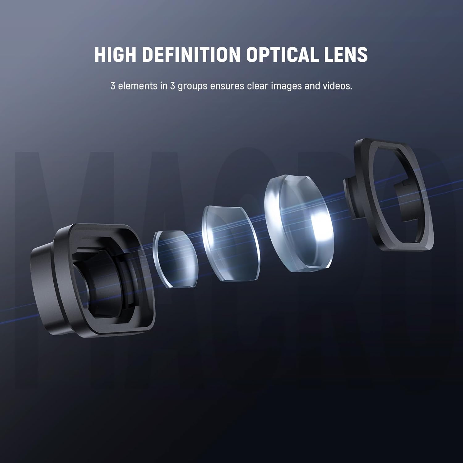 NEEWER 2X Macro Lens for Pocket 3, Magnetic Close Up Macro Photography Lens, 3 Elements in 3 Groups Multicoated HD Optical Glass, Compatible with DJI Osmo Pocket 3, Do Not Stack Filters, LS-64 - Image 5